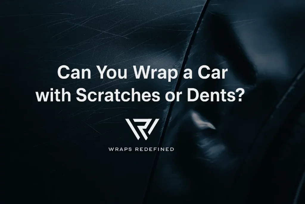 Can You Wrap a Car with Scratches or Dents? Can You Wrap a Car with Scratches or Dents?