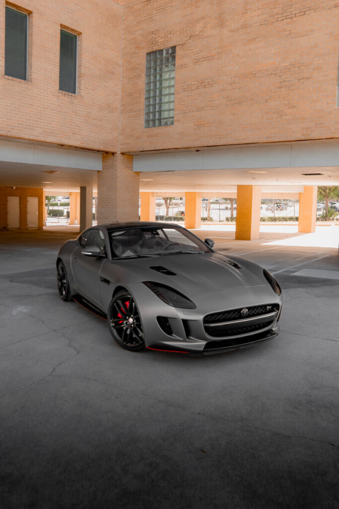 Matte Wrapped Jaguar F Type R Coupe