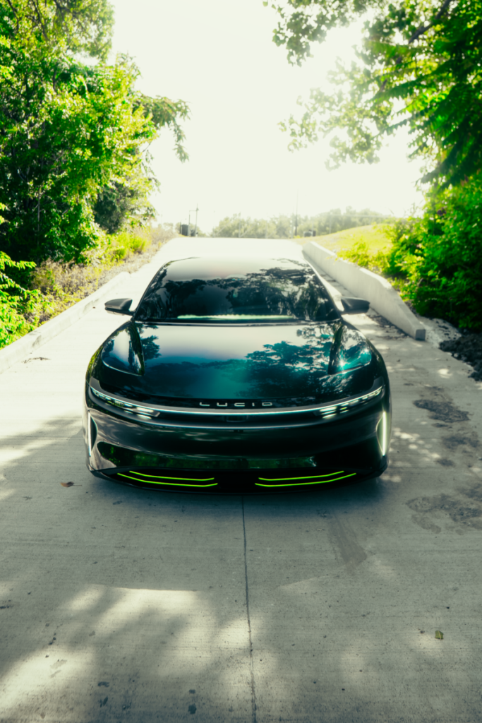 Lucid Air vinyl wrap