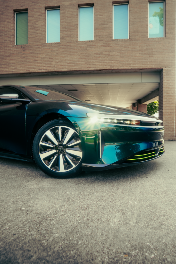 Lucid Air vinyl wrap